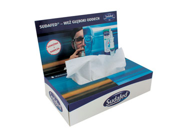 Big Rectangular Tissue Box with Flap