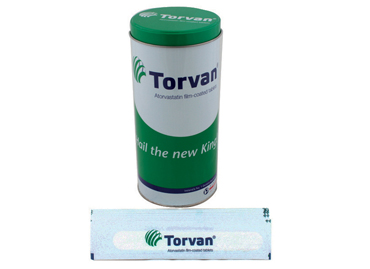 Tongue Depressor in Big Cylinder Tin Box