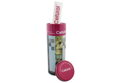 Tongue Depressor in Small Cylinder Tin Box