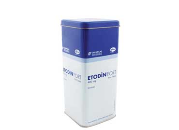 Tongue Depressor in Big Square Tin Box