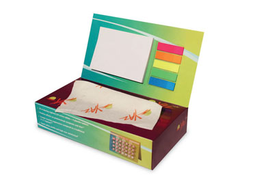 Sticky Pad & Index & Tissue Box
