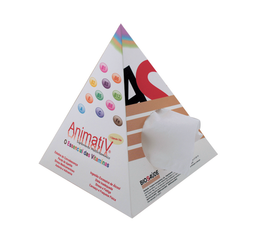 Small Pyramid Tissue Box