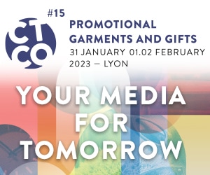 ​LET'S MEET AT CTCO PROMOTIONAL GARMENTS AND GIFTS 31.01-02.02.2023 LYON